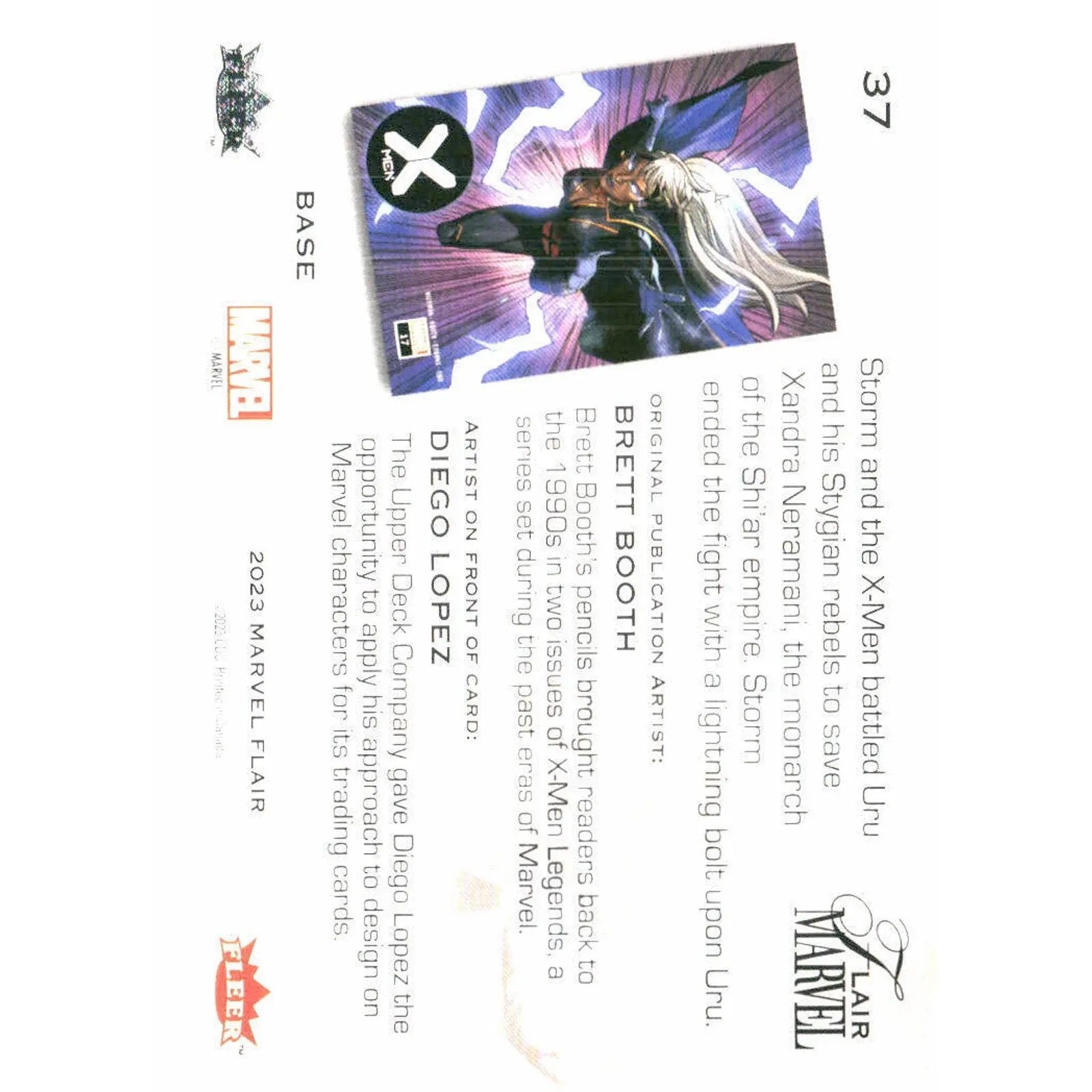 2023 Flair Marvel #37 Storm Base - MOD Shop LLC