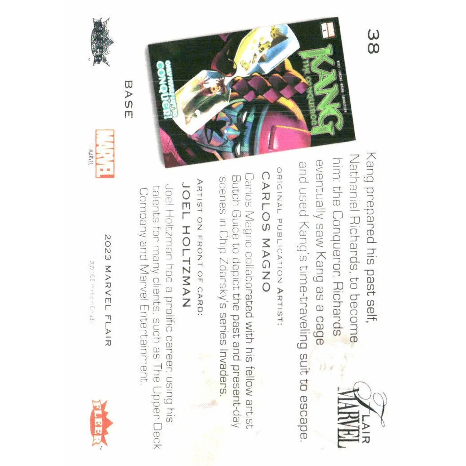 2023 Flair Marvel #38 Kang Base - MOD Shop LLC