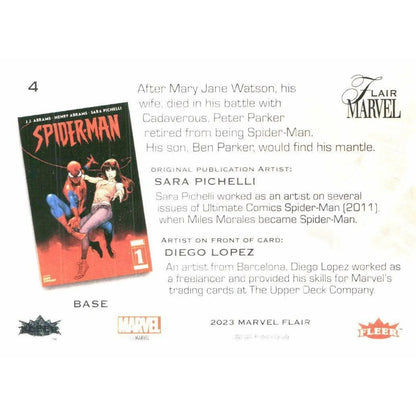2023 Flair Marvel #4 Spider - Man Base - MOD Shop LLC
