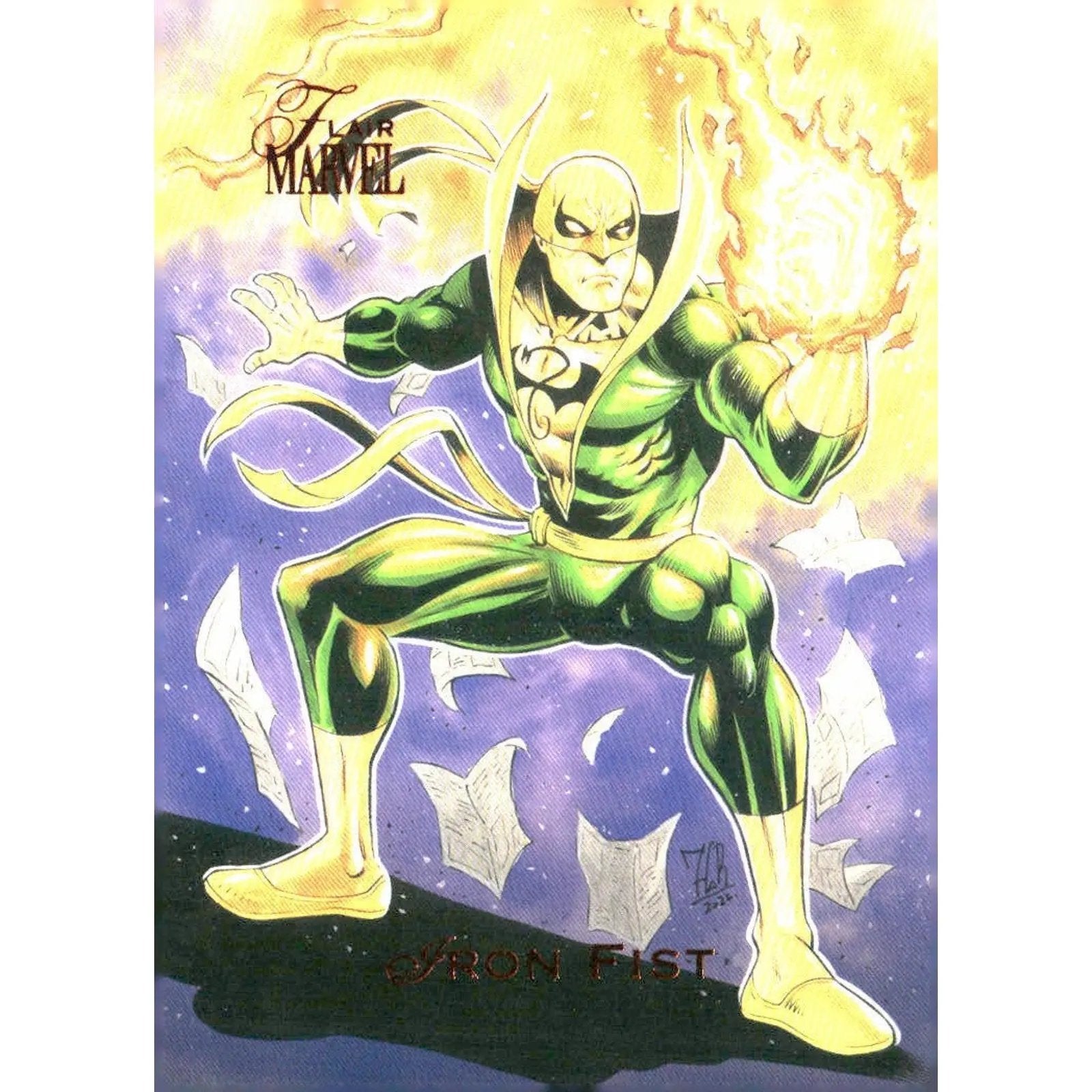 2023 Flair Marvel #40 Iron Fist Base - MOD Shop LLC