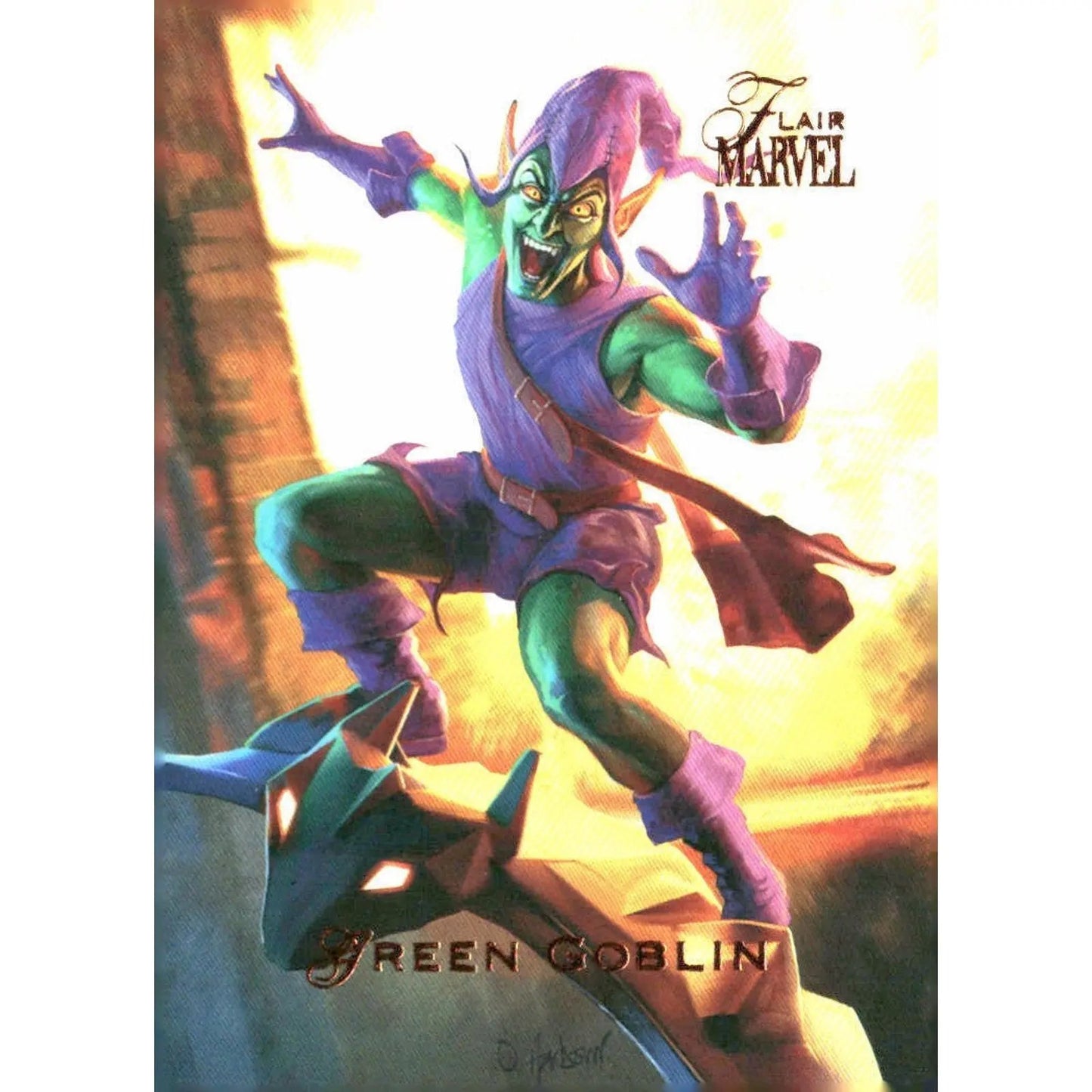 2023 Flair Marvel #53 Green Goblin Base - MOD Shop LLC