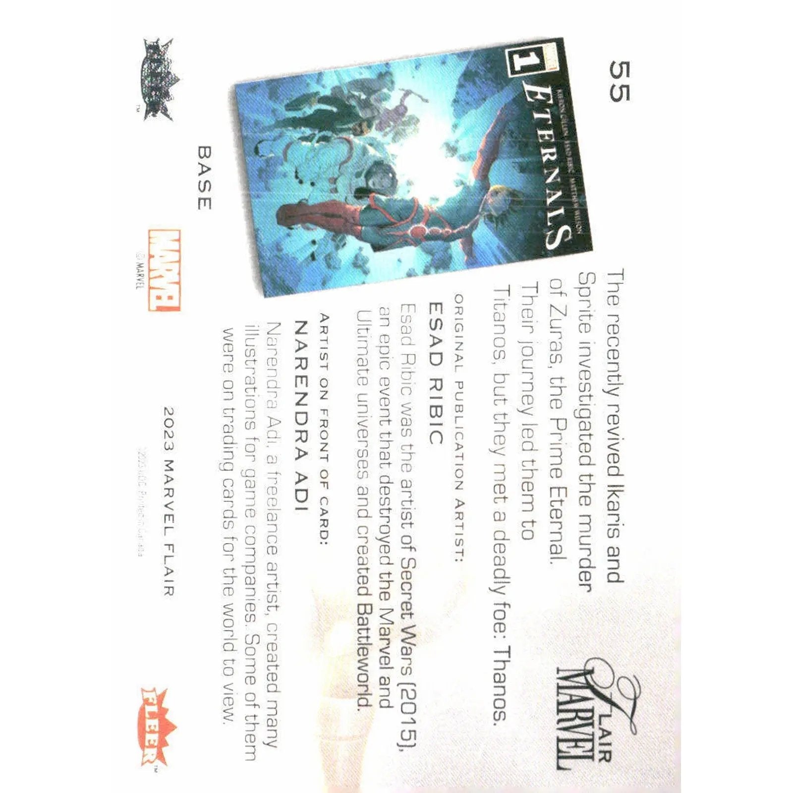 2023 Flair Marvel #55 Ikaris Base - MOD Shop LLC