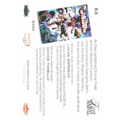 2023 Flair Marvel #63 Emma Frost Base - MOD Shop LLC