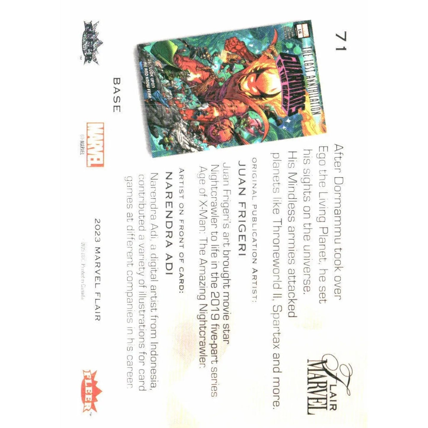 2023 Flair Marvel #71 Dormammu Base - MOD Shop LLC