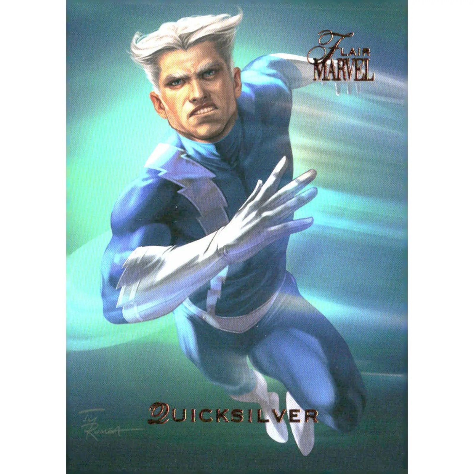 2023 Flair Marvel #78 Quicksilver Base - MOD Shop LLC