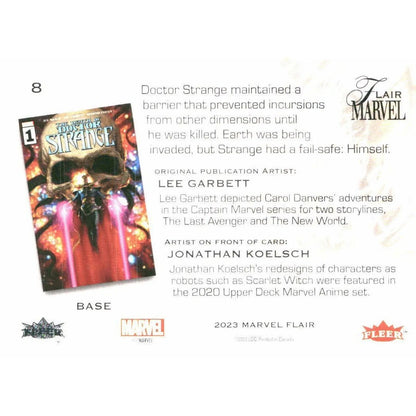 2023 Flair Marvel #8 Doctor Strange Base - MOD Shop LLC