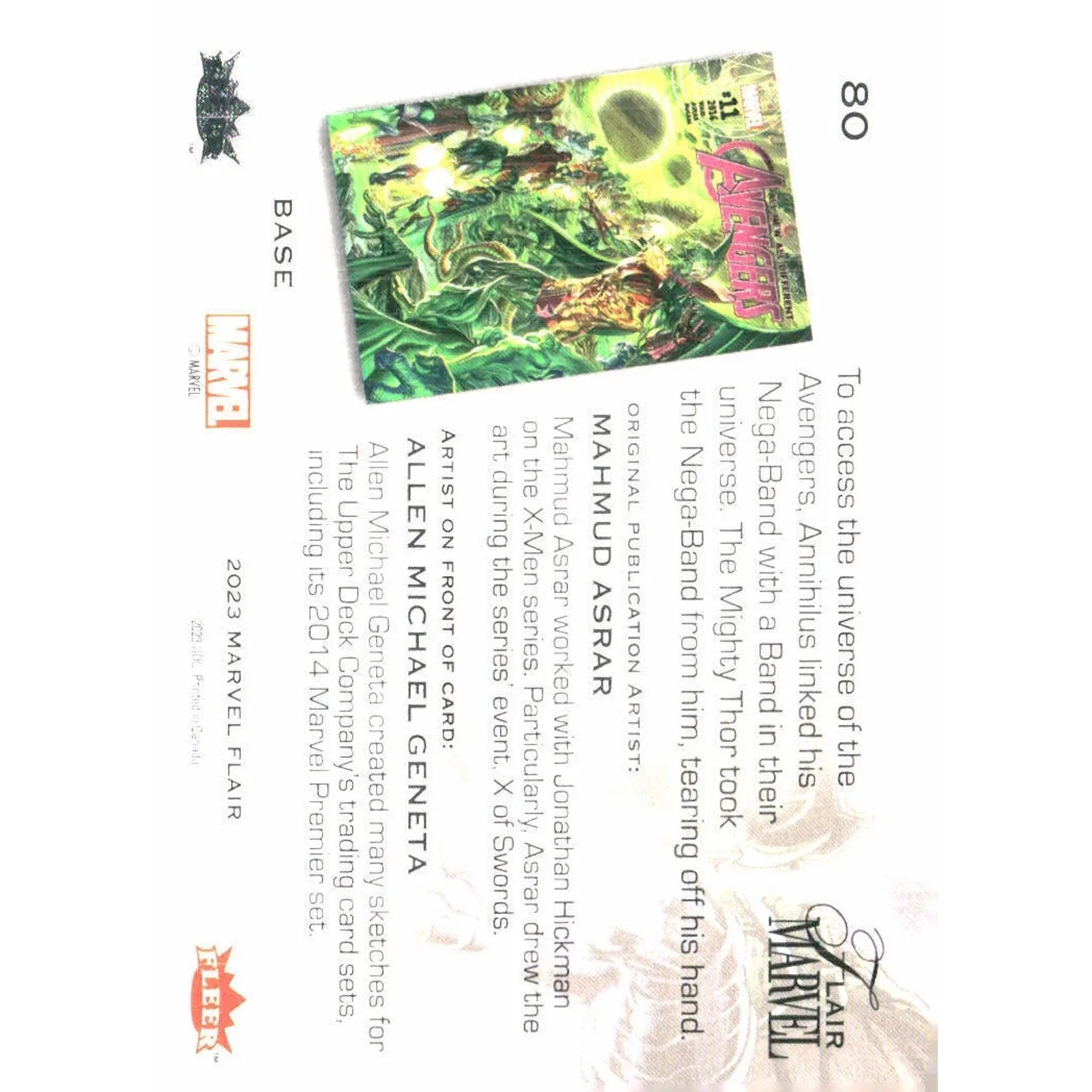 2023 Flair Marvel #80 Annihilus - MOD Shop LLC