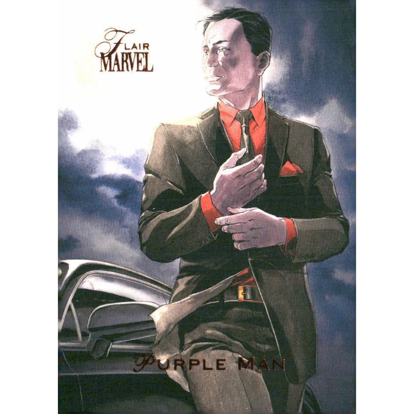 2023 Flair Marvel #83 Purple Man Base - MOD Shop LLC