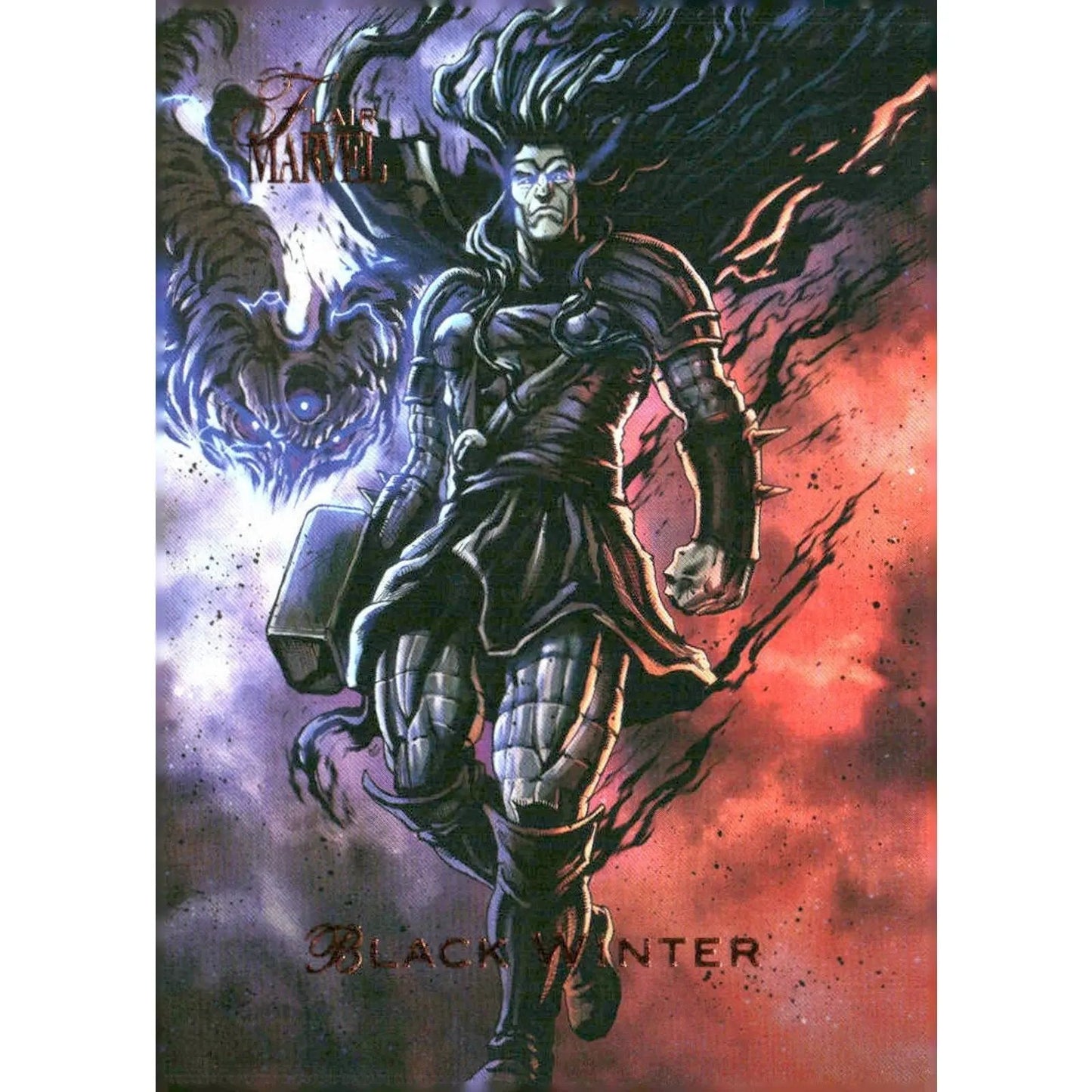 2023 Flair Marvel #85 Black Winter Base - MOD Shop LLC