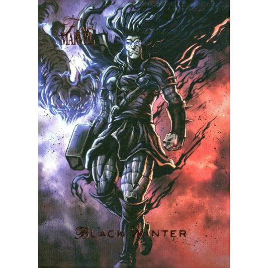 2023 Flair Marvel #85 Black Winter Base - MOD Shop LLC