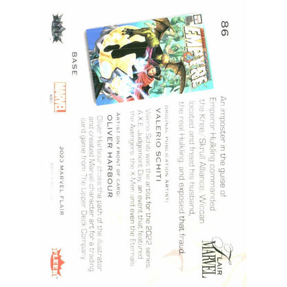 2023 Flair Marvel #86 Hulkling Base - MOD Shop LLC