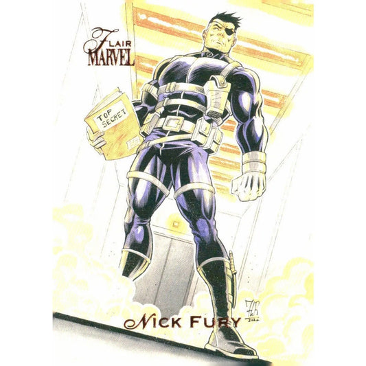 2023 Flair Marvel #88 Nick Fury Base - MOD Shop LLC