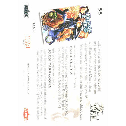 2023 Flair Marvel #88 Nick Fury Base - MOD Shop LLC