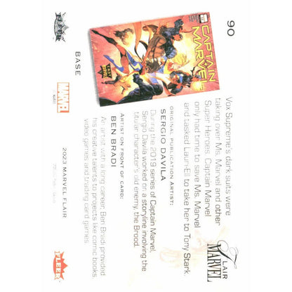 2023 Flair Marvel #90 Ms. Marvel Base - MOD Shop LLC