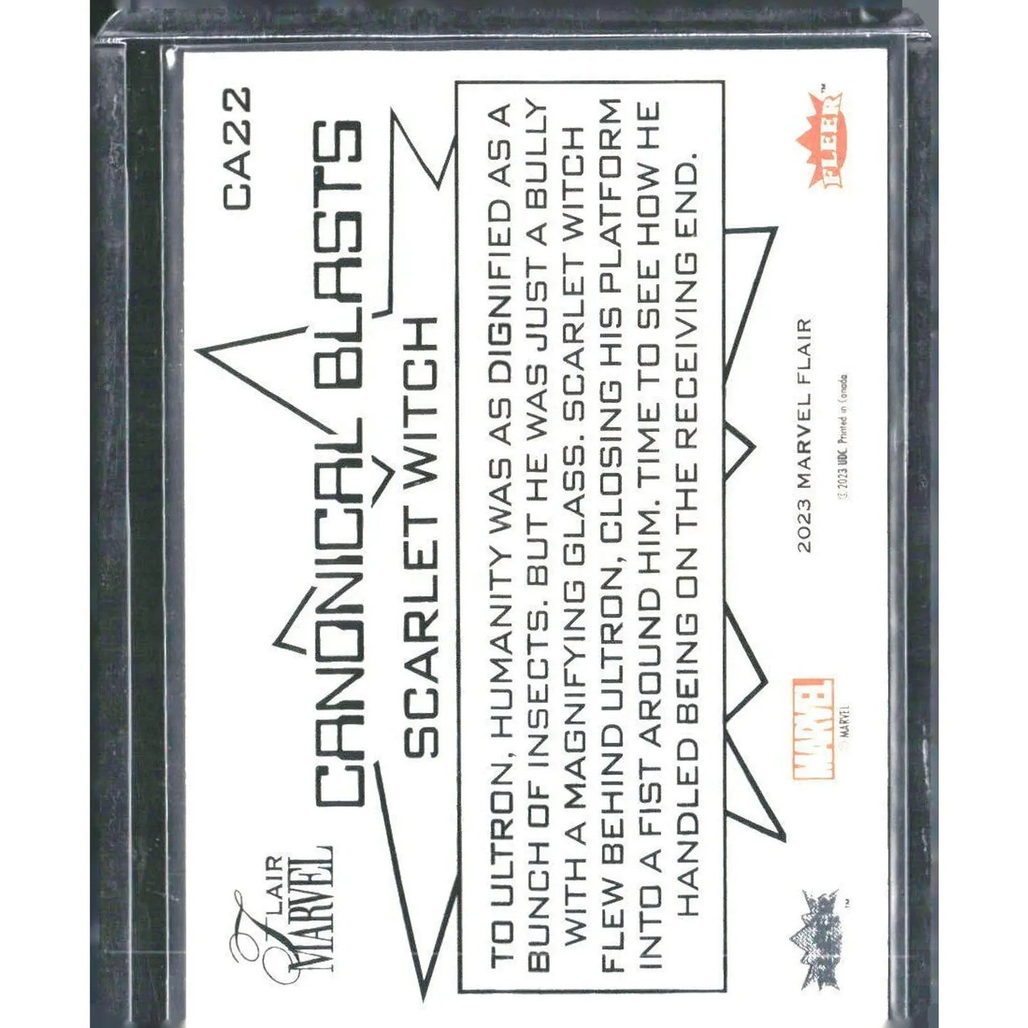 2023 Flair Marvel #CA22 Scarlet Witch - MOD Shop LLC