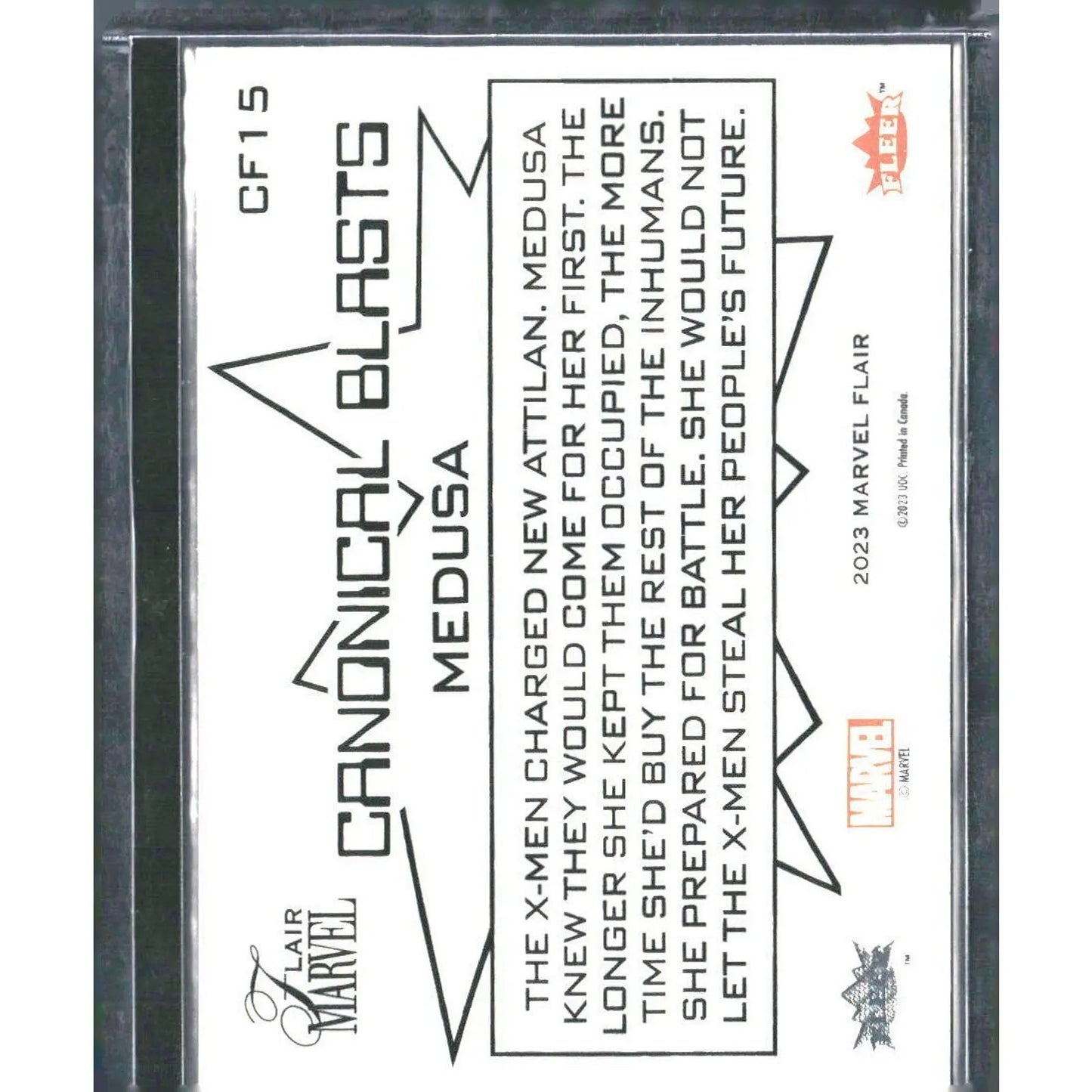 2023 Flair Marvel #CF15 Medusa - MOD Shop LLC