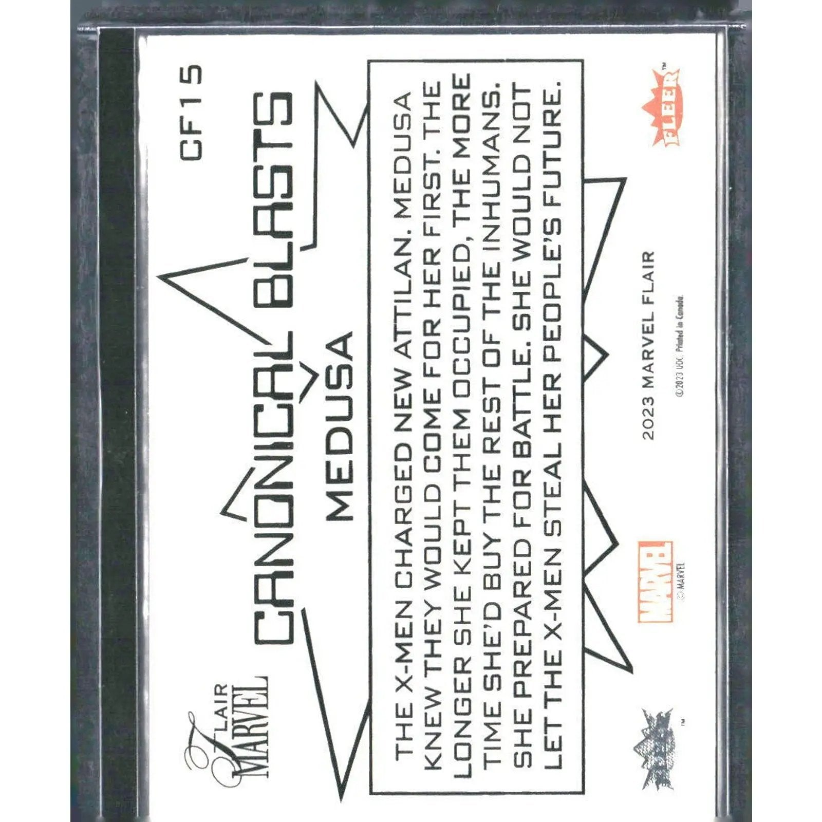 2023 Flair Marvel #CF15 Medusa - MOD Shop LLC