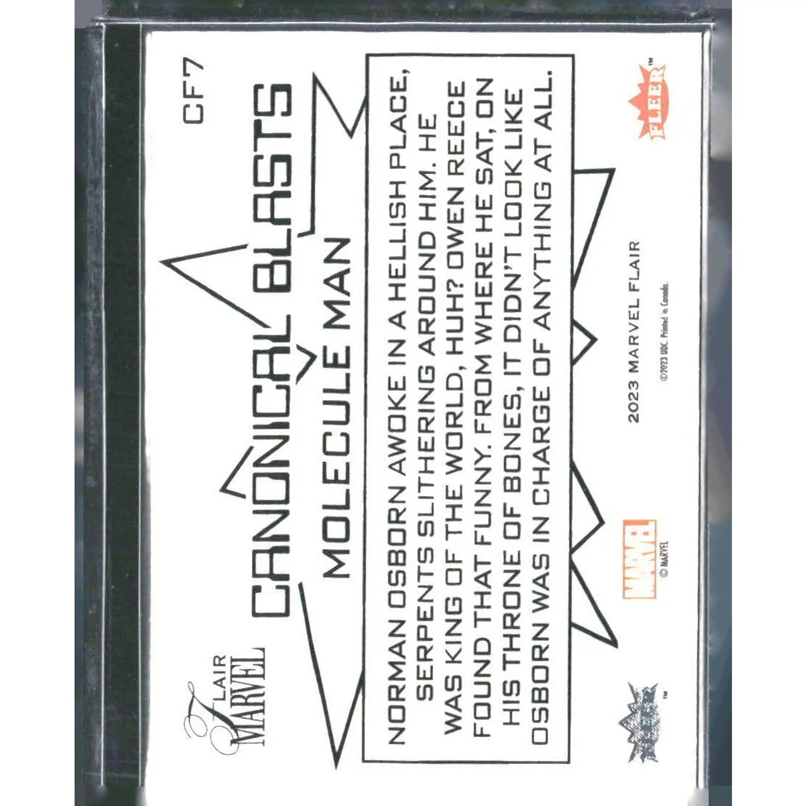 2023 Flair Marvel #CF7 Molecule Man - MOD Shop LLC