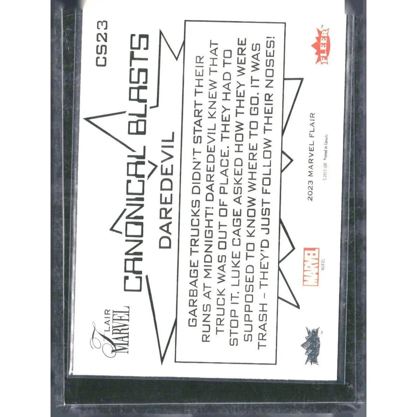 2023 Flair Marvel #CS23 Daredevil - MOD Shop LLC