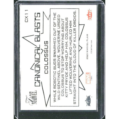 2023 Flair Marvel #CX11 Colossus - MOD Shop LLC