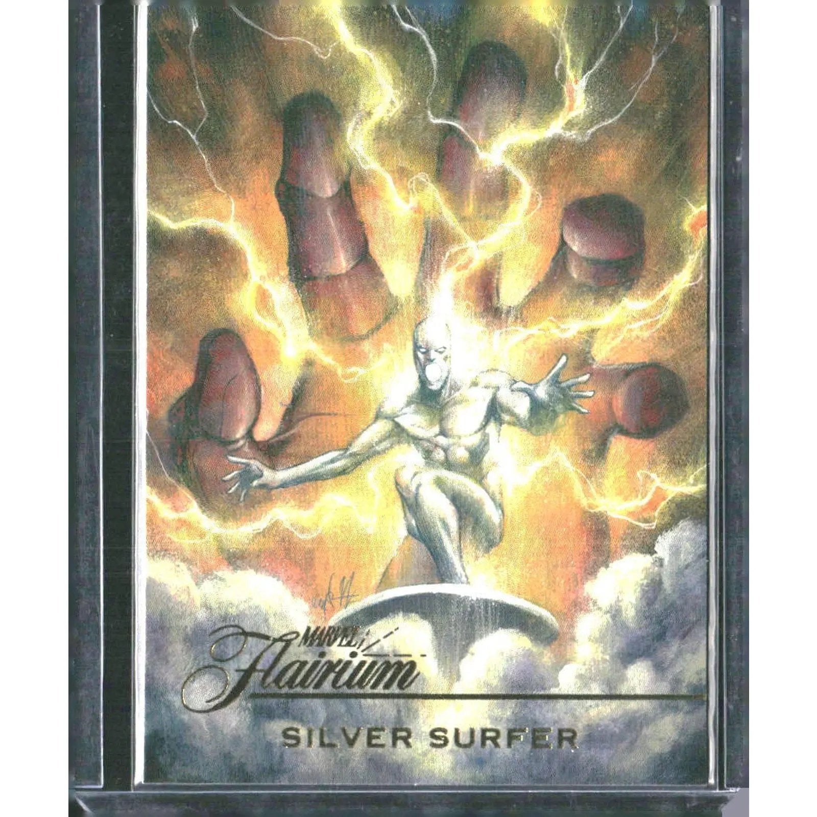 2023 Flair Marvel #FT - 14 Silver Surfer Flairium - Level 2 - MOD Shop LLC