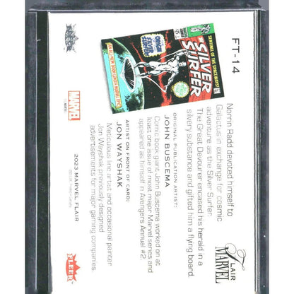 2023 Flair Marvel #FT - 14 Silver Surfer Flairium - Level 2 - MOD Shop LLC