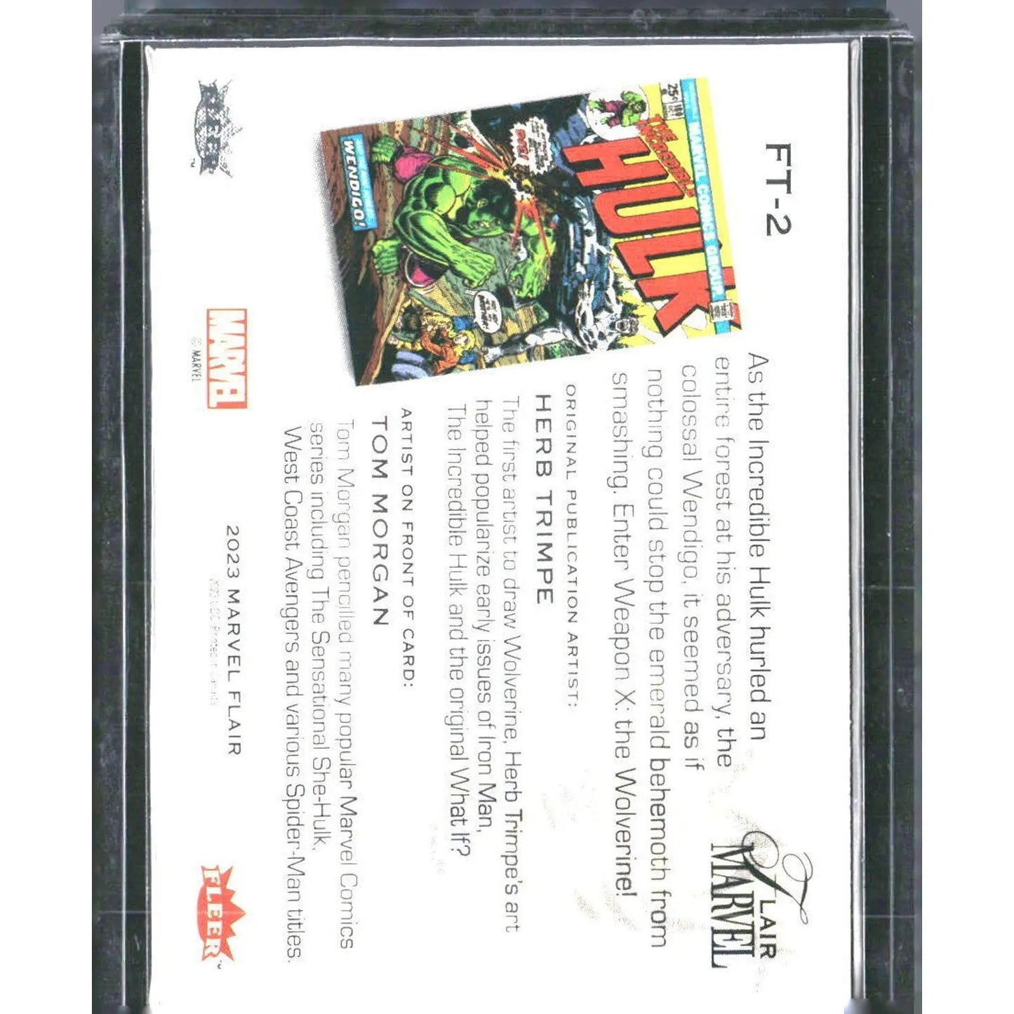 2023 Flair Marvel #FT - 2 Wolverine Flairium - Level 1 - MOD Shop LLC