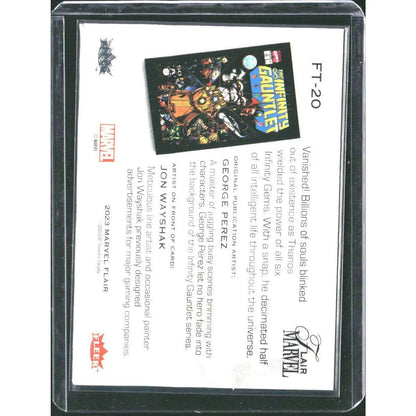 2023 Flair Marvel #FT - 20 Thanos Flairium - Level 2 - MOD Shop LLC