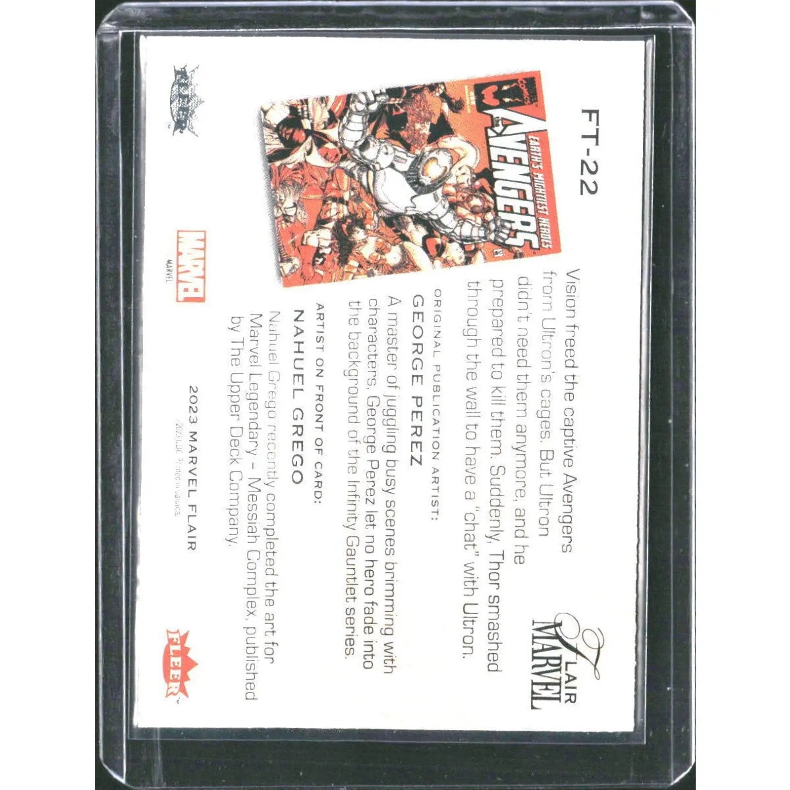 2023 Flair Marvel #FT - 22 Thor Flairium - Level 3 - MOD Shop LLC