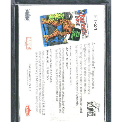 2023 Flair Marvel #FT - 24 Thing Flairium - Level 3 - MOD Shop LLC
