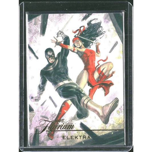 2023 Flair Marvel #FT - 25 Elektra Flairium - Level 3 - MOD Shop LLC