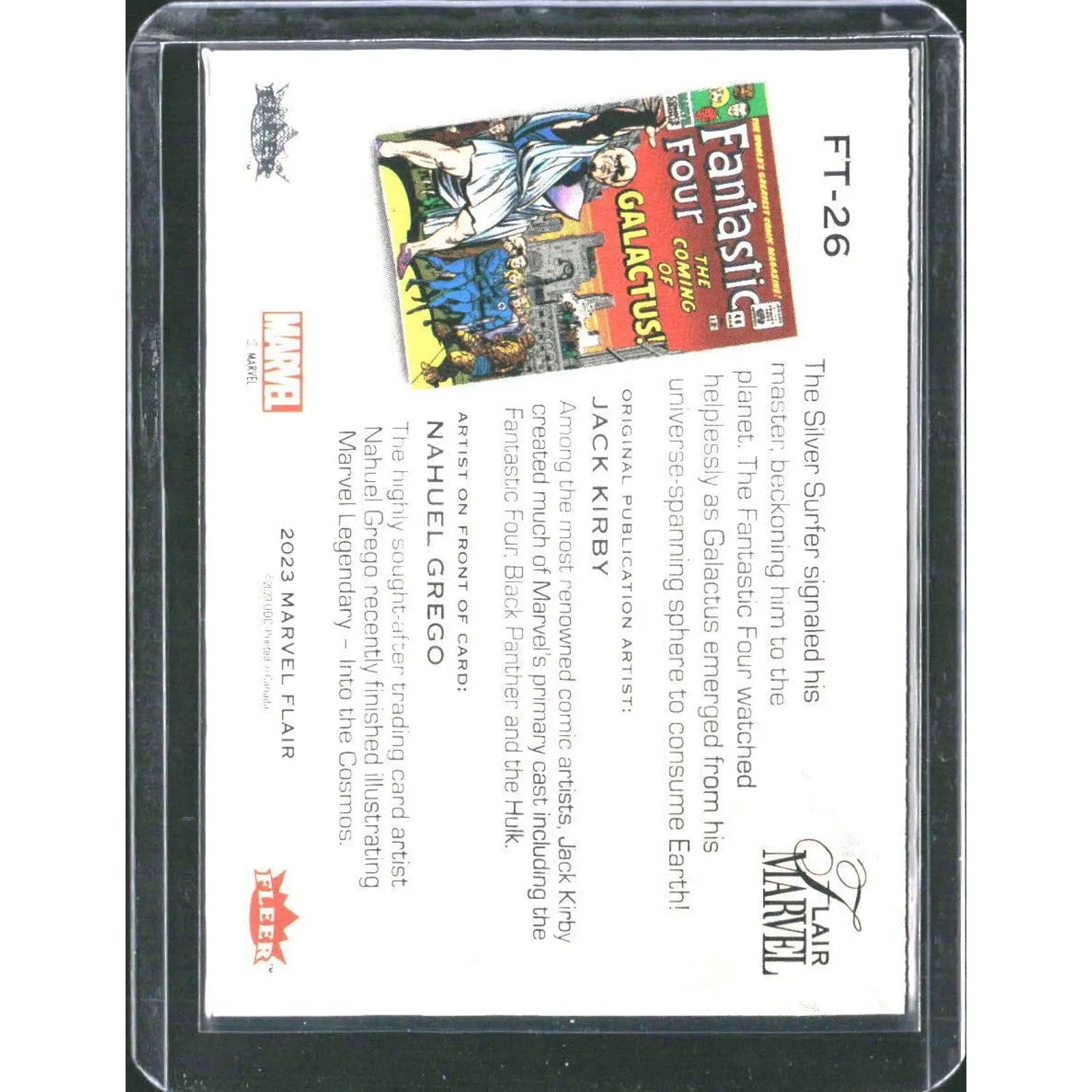 2023 Flair Marvel #FT - 26 Galactus Flairium - Level 3 - MOD Shop LLC