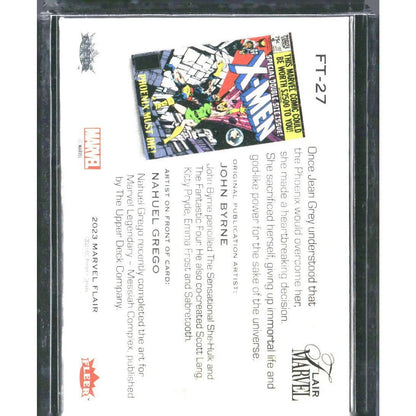 2023 Flair Marvel #FT - 27 Jean Grey Flairium - Level 3 - MOD Shop LLC