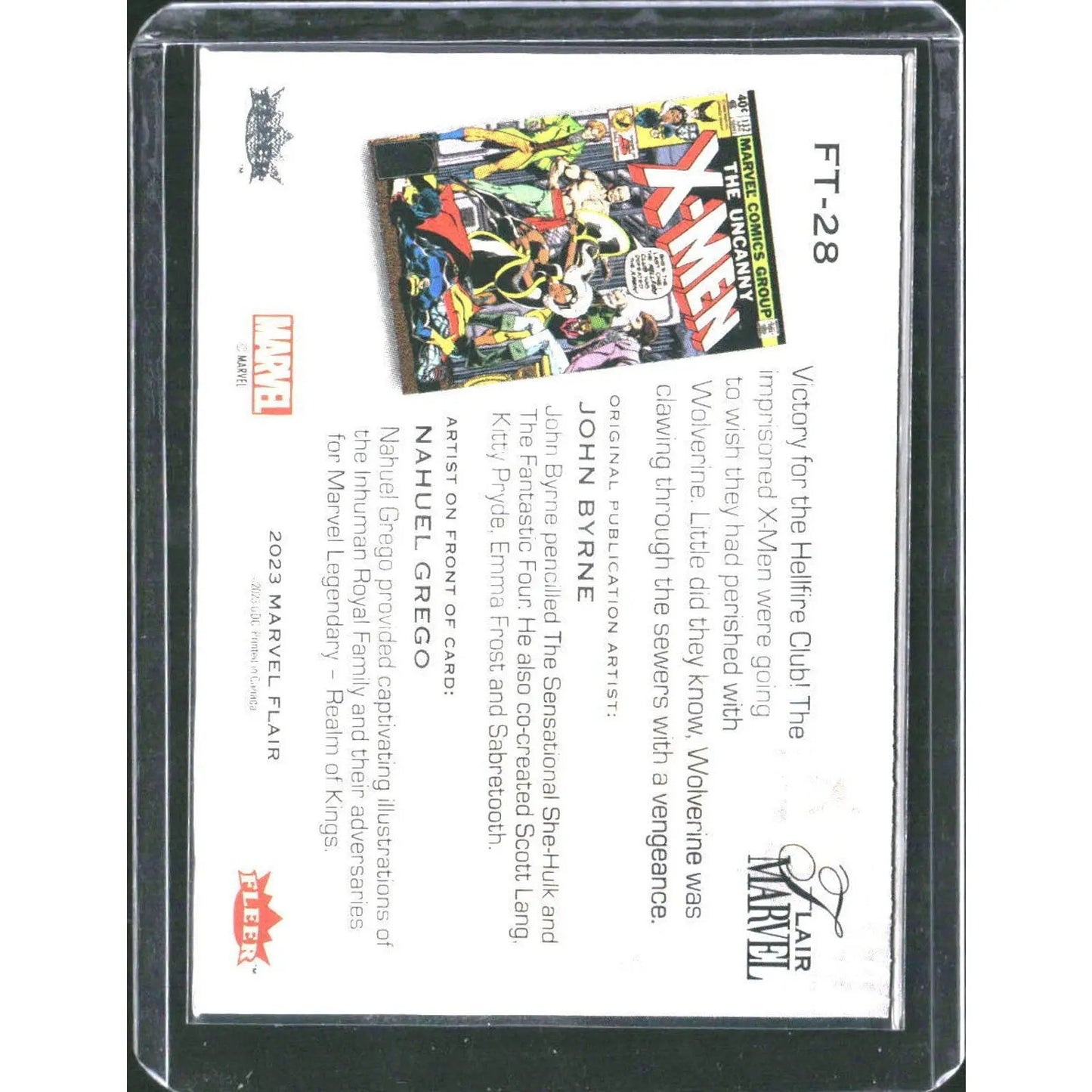 2023 Flair Marvel #FT - 28 Wolverine Flairium - Level 3 - MOD Shop LLC