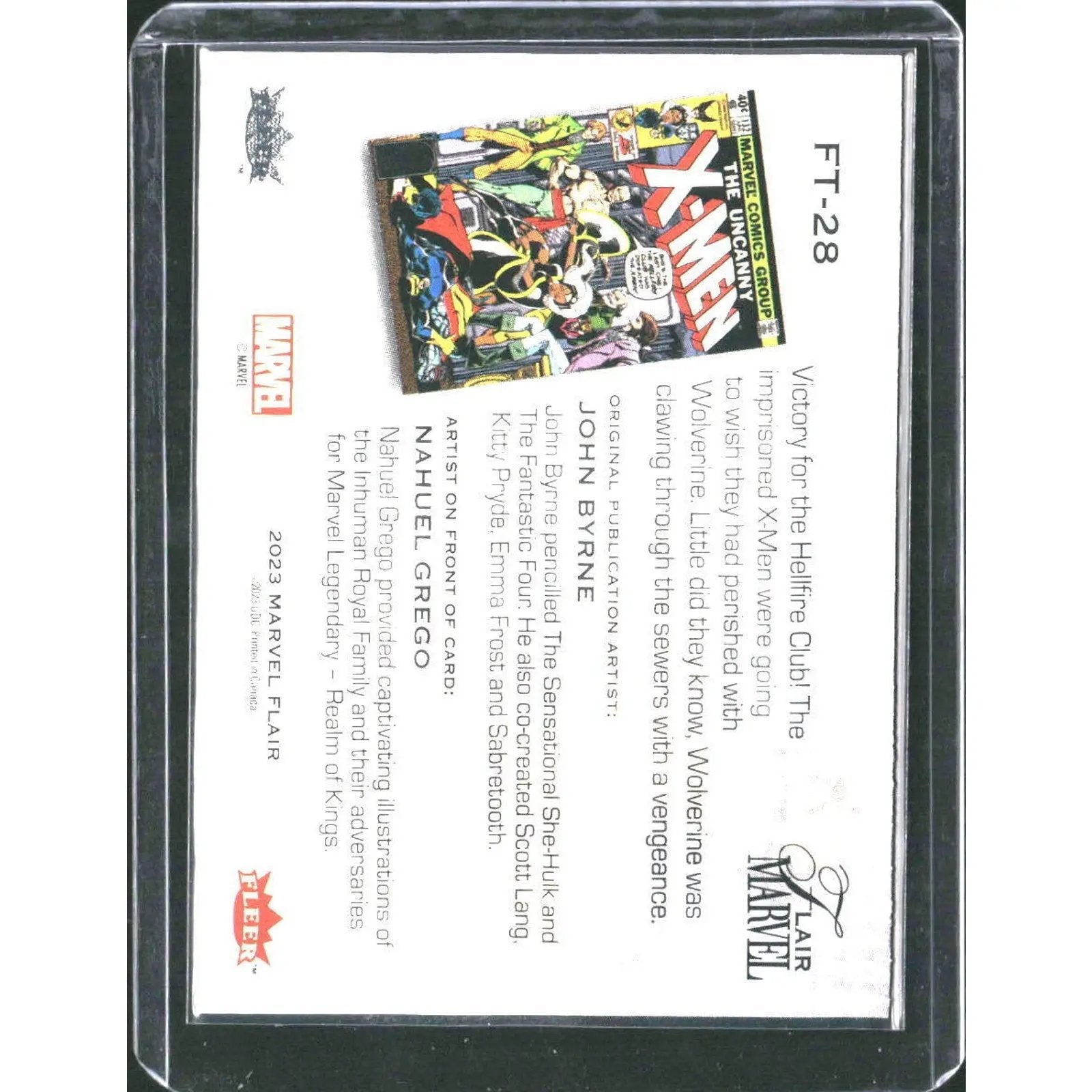 2023 Flair Marvel #FT - 28 Wolverine Flairium - Level 3 - MOD Shop LLC