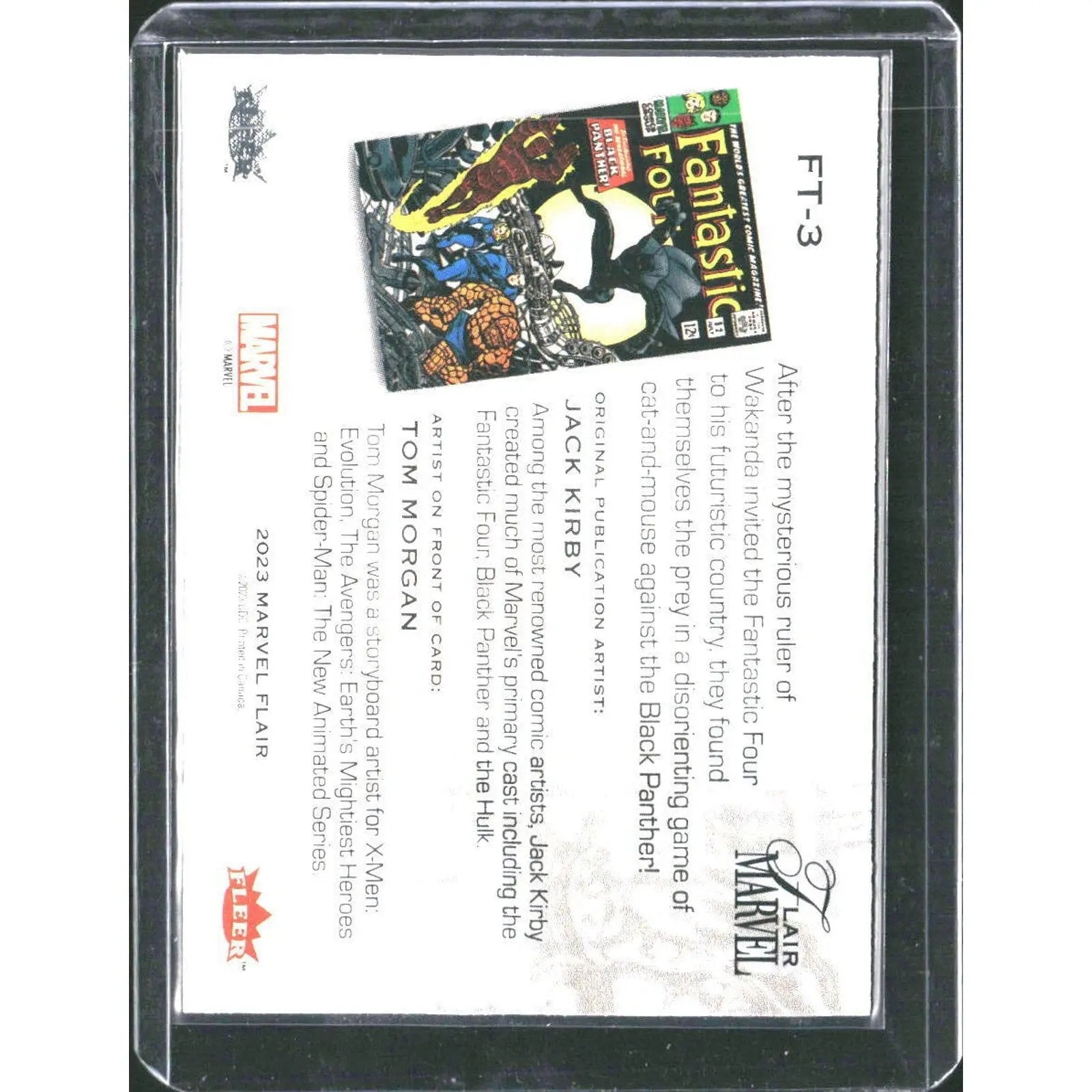 2023 Flair Marvel #FT - 3 Black Panther Flairium - Level 1 - MOD Shop LLC