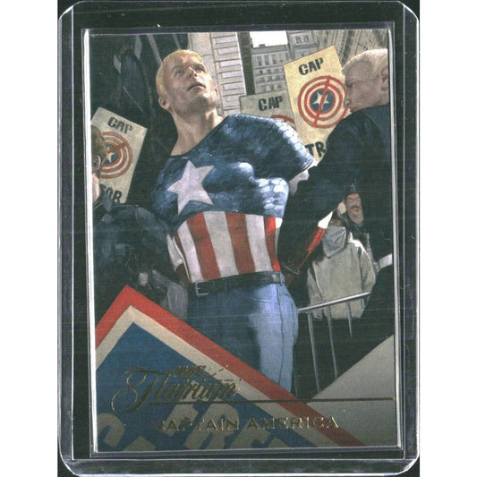 2023 Flair Marvel #FT - 43 Captain America Flairium - Level 5 - MOD Shop LLC