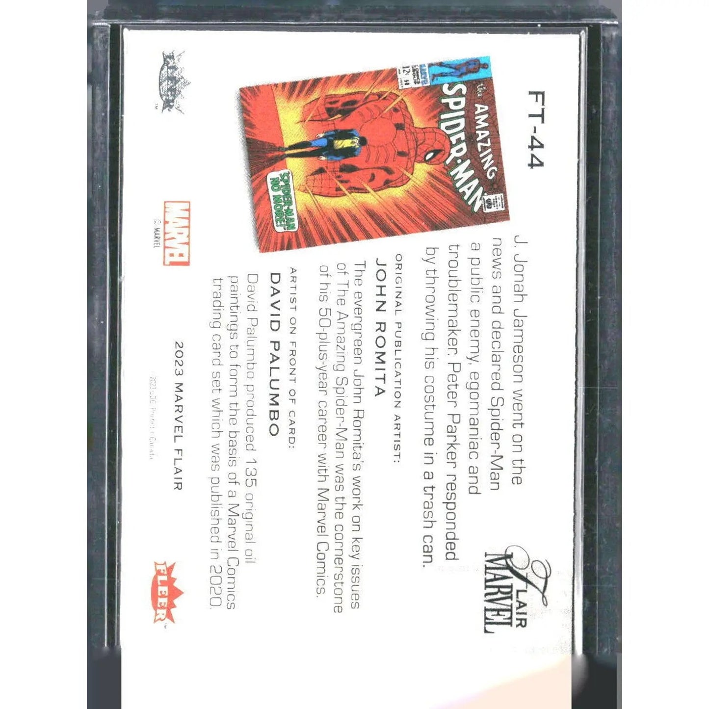 2023 Flair Marvel #FT - 44 Spider - Man Flairium - Level 5 - MOD Shop LLC