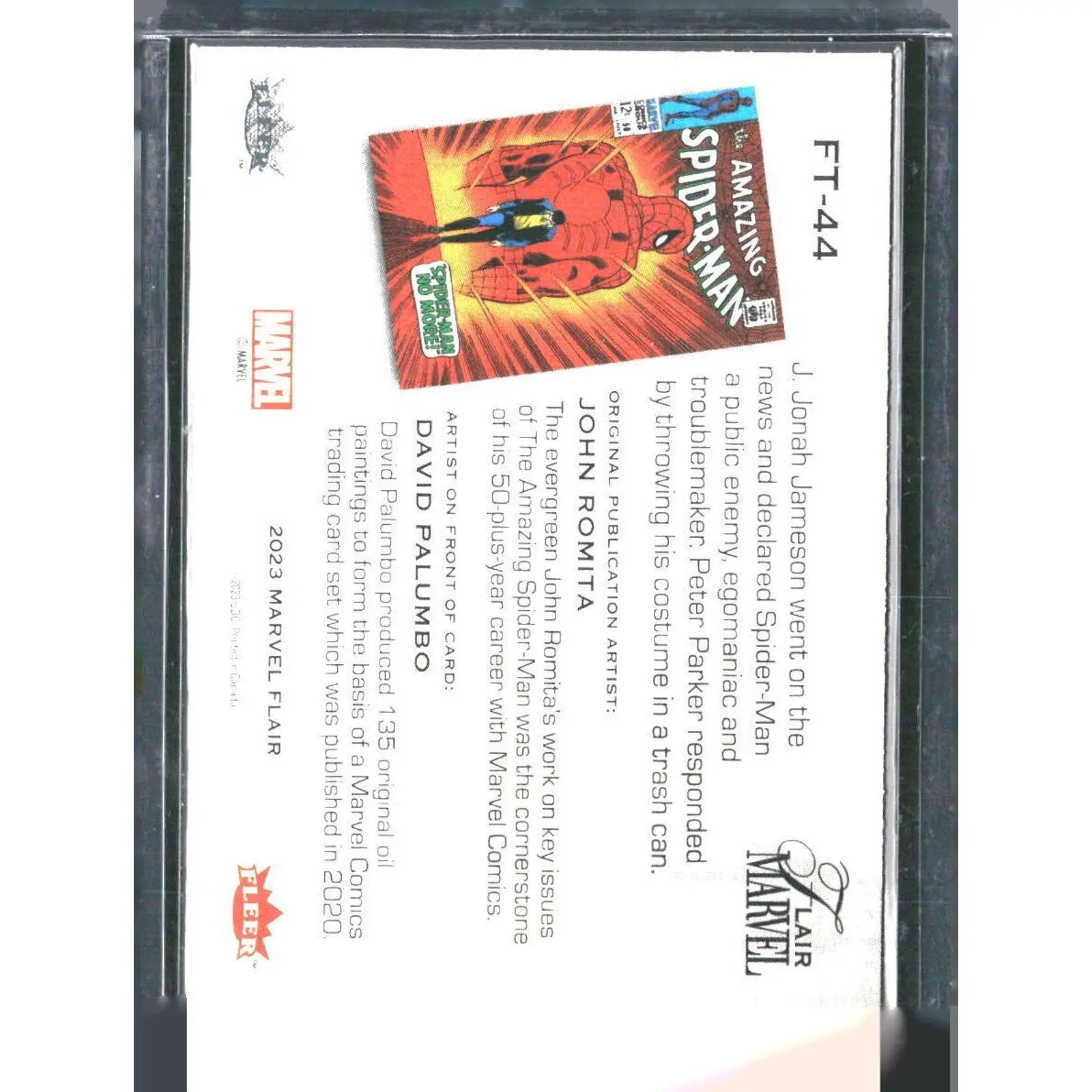 2023 Flair Marvel #FT - 44 Spider - Man Flairium - Level 5 - MOD Shop LLC