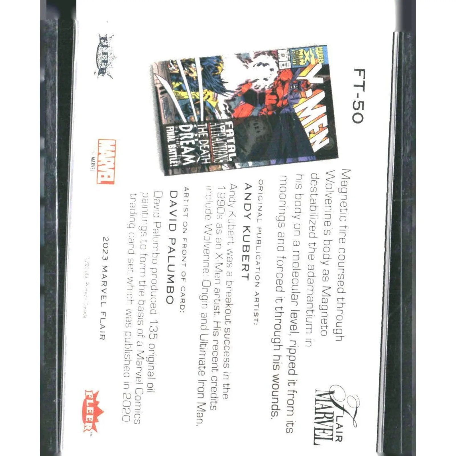2023 Flair Marvel #FT - 50 Wolverine Flairium - Level 5 - MOD Shop LLC