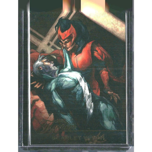 2023 Flair Marvel #FT - 52 Scarlet Witch Flairium - Level 6 - MOD Shop LLC