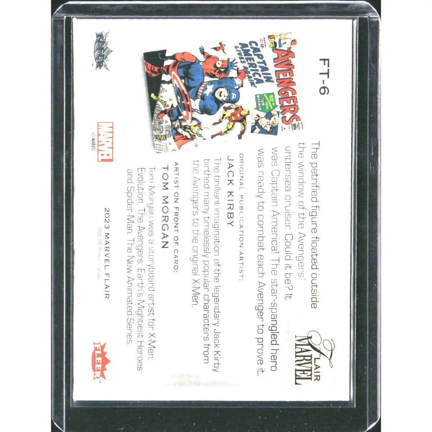 2023 Flair Marvel #FT - 6 Captain America Flairium - Level 1 - MOD Shop LLC