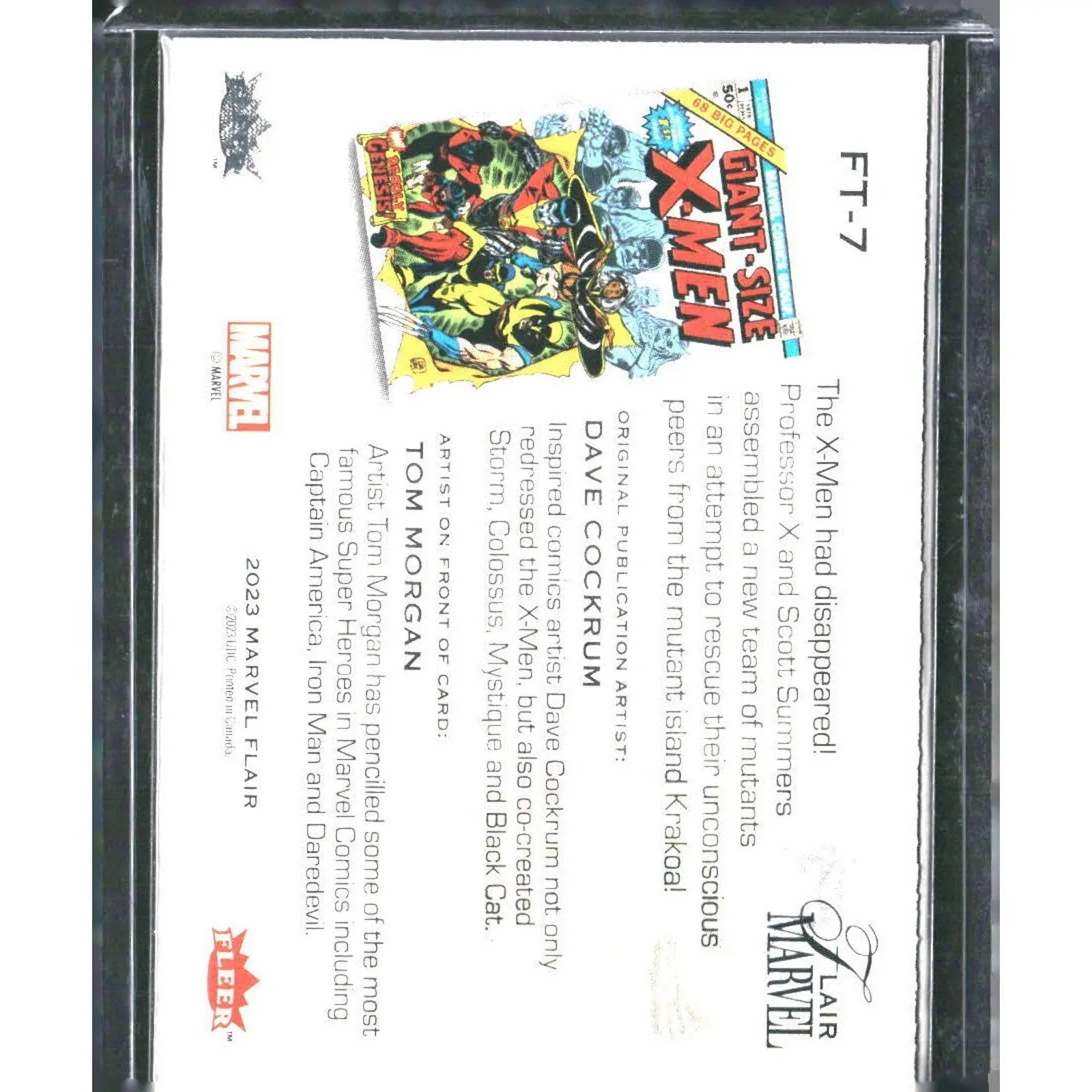 2023 Flair Marvel #FT - 7 X - Men Flairium - Level 1 - MOD Shop LLC