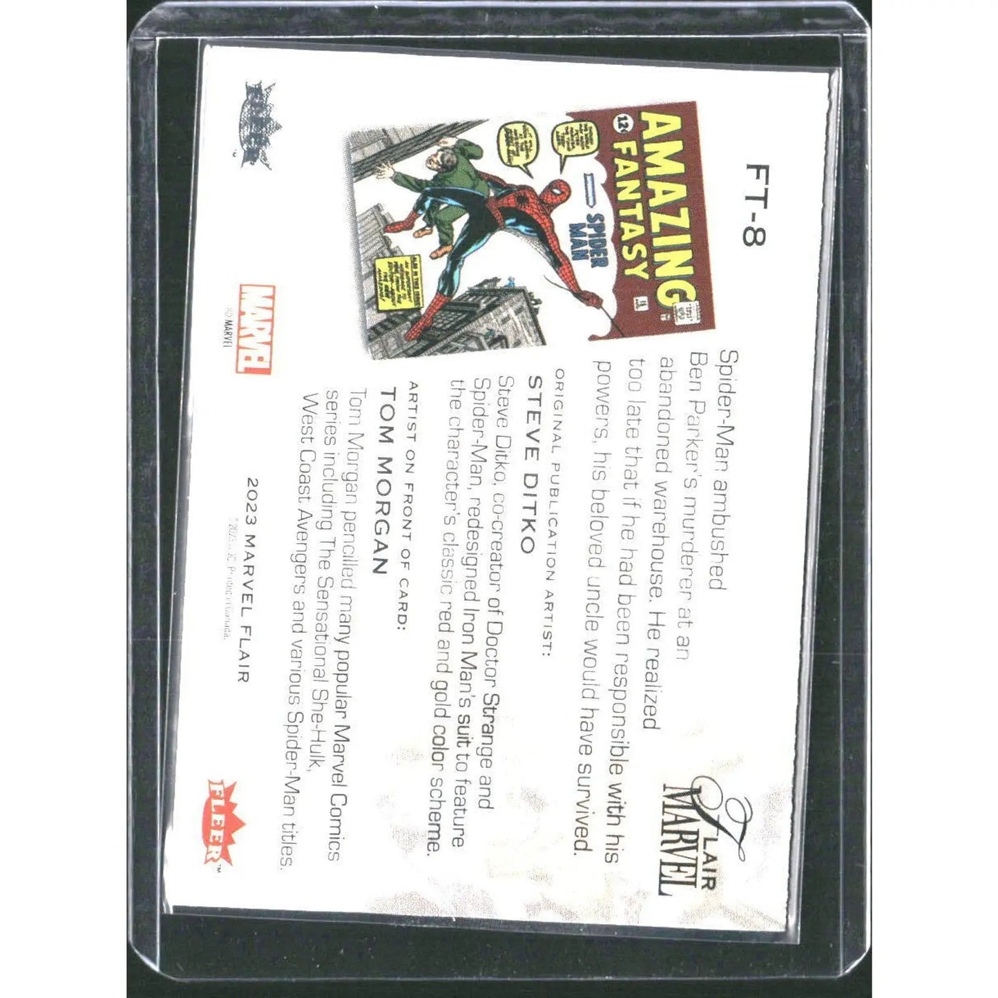 2023 Flair Marvel #FT - 8 Spider - Man Flairium - Level 1 - MOD Shop LLC