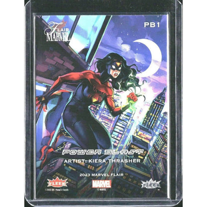 2023 Flair Marvel #PB1 Spider - Woman Power Blast - MOD Shop LLC