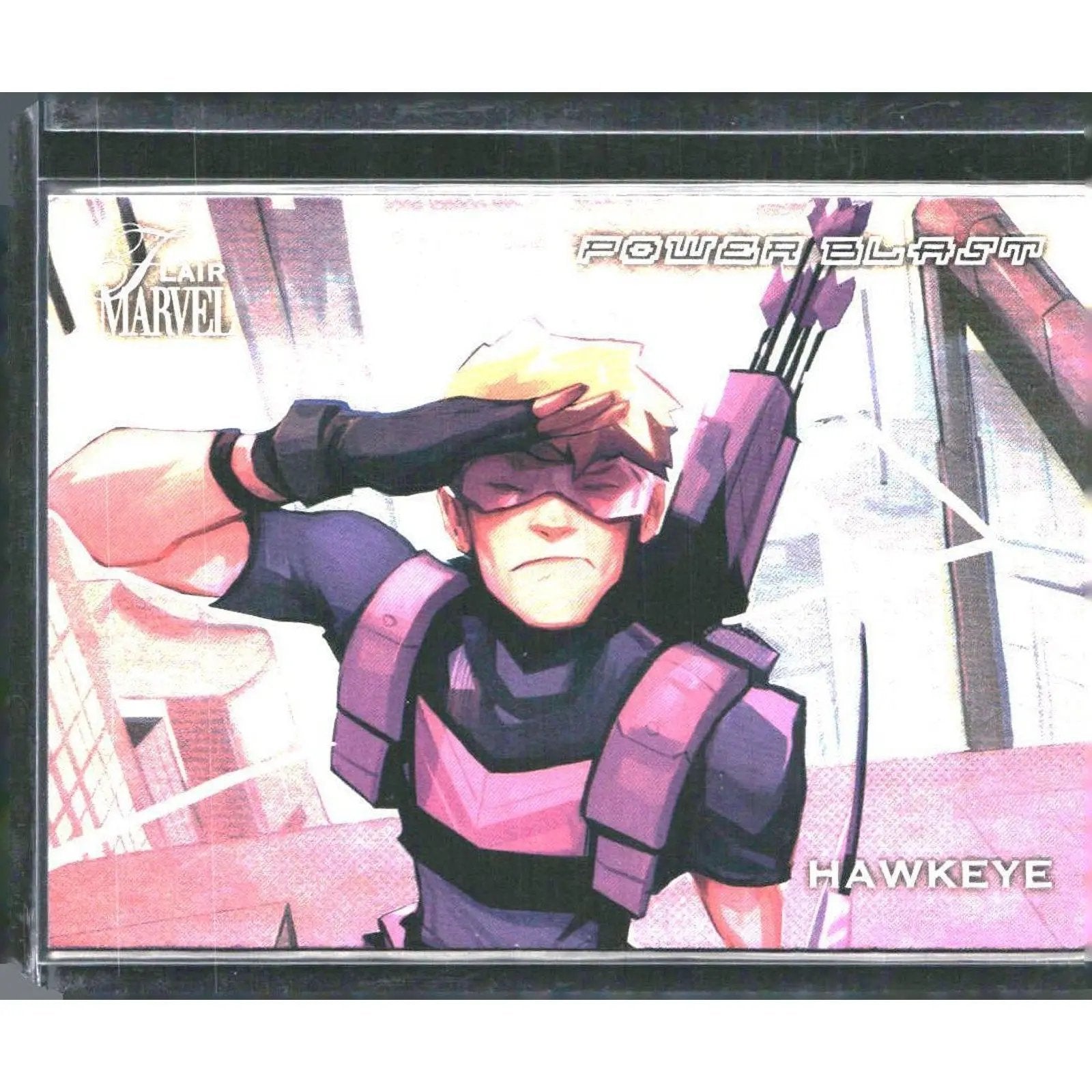 2023 Flair Marvel #PB11 Hawkeye Power Blast - MOD Shop LLC
