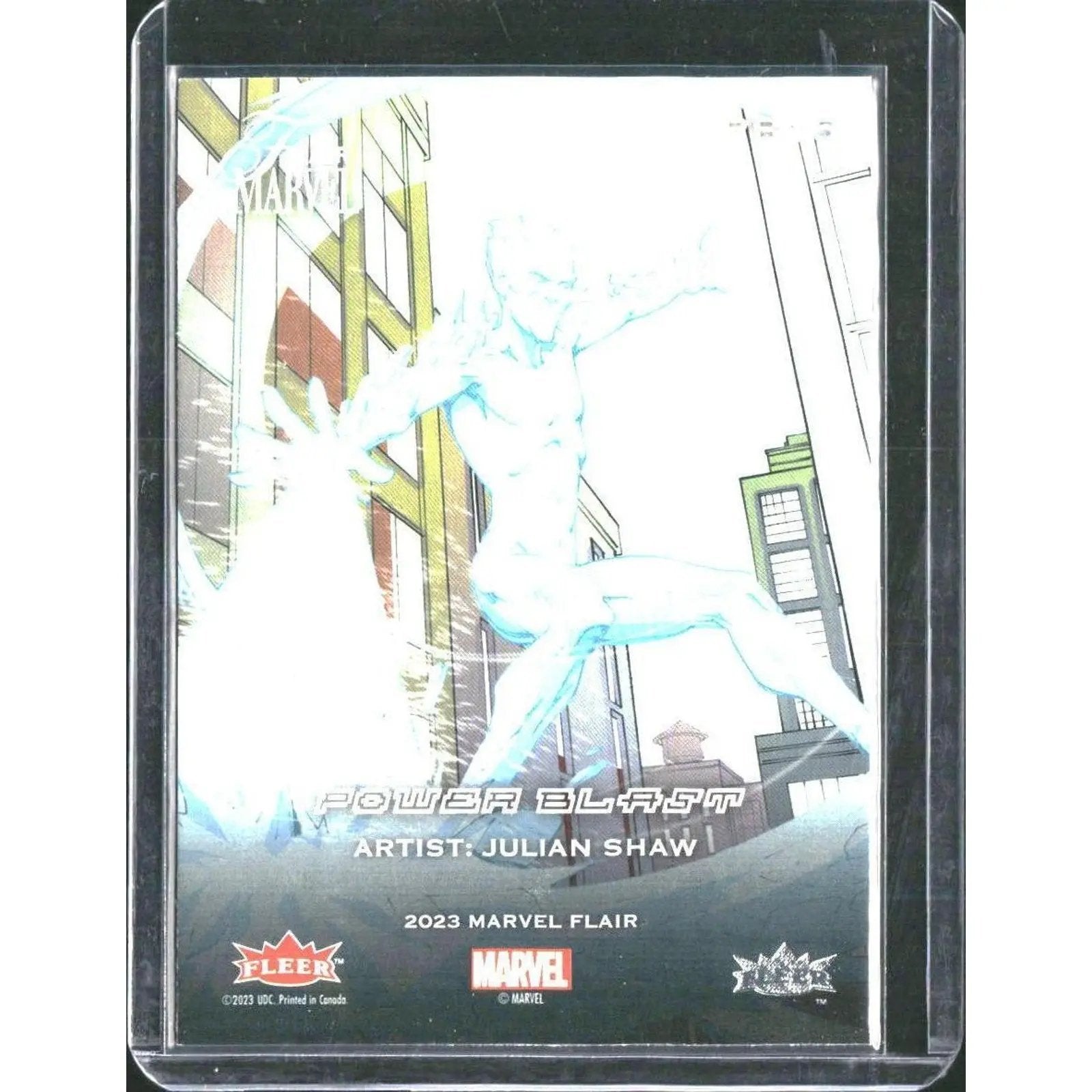 2023 Flair Marvel #PB15 Iceman Power Blast - MOD Shop LLC