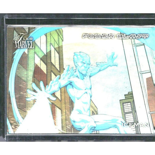2023 Flair Marvel #PB15 Iceman Power Blast - MOD Shop LLC