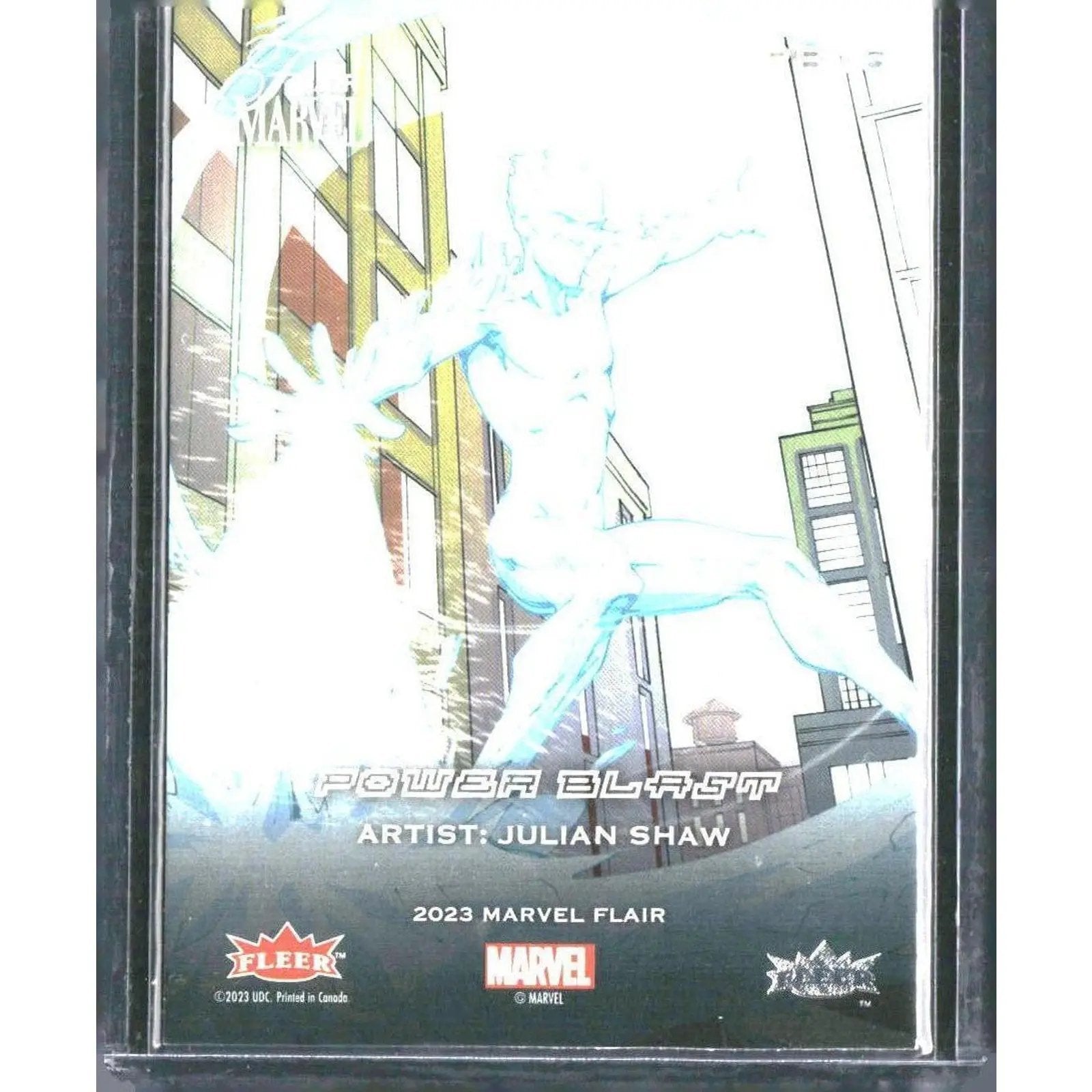 2023 Flair Marvel #PB15 Iceman Power Blast - MOD Shop LLC