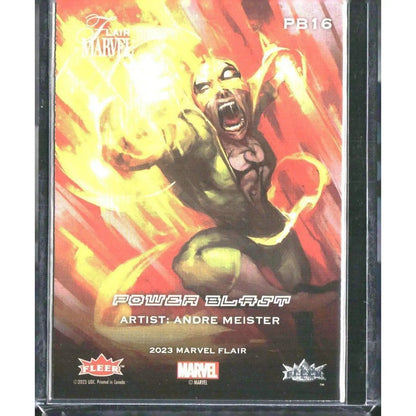 2023 Flair Marvel #PB16 Iron Fist Power Blast - MOD Shop LLC